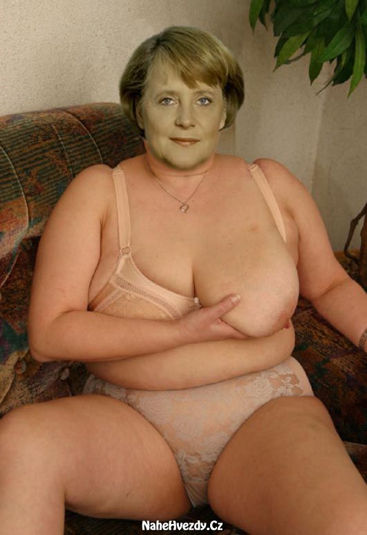 Nahá Angela Merkelova. Fotka - 28